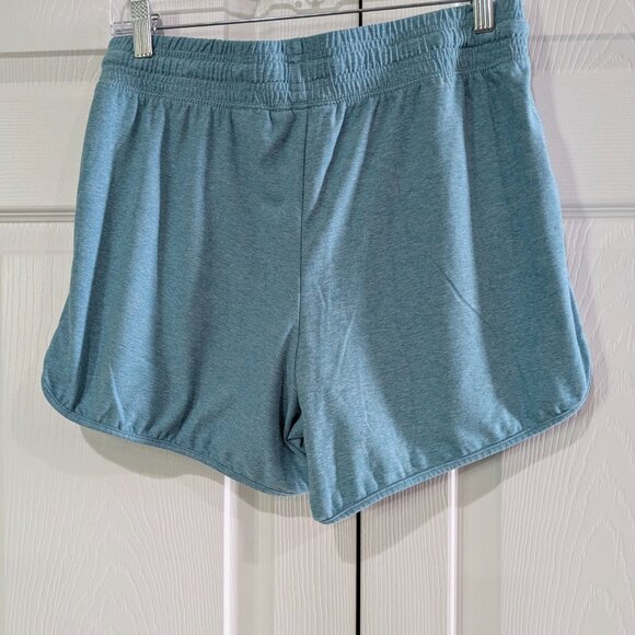 Danskin Women's Reverie Shorts Blue Ocean Heather, Size Small, Side Pockets - Picture 5 of 10